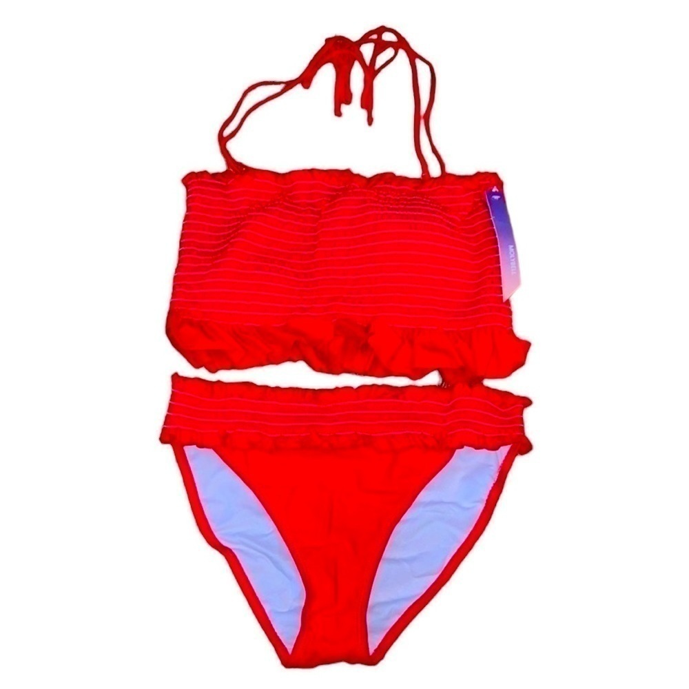 𝅺molybell Red 2 Piece Medium Swim Suit